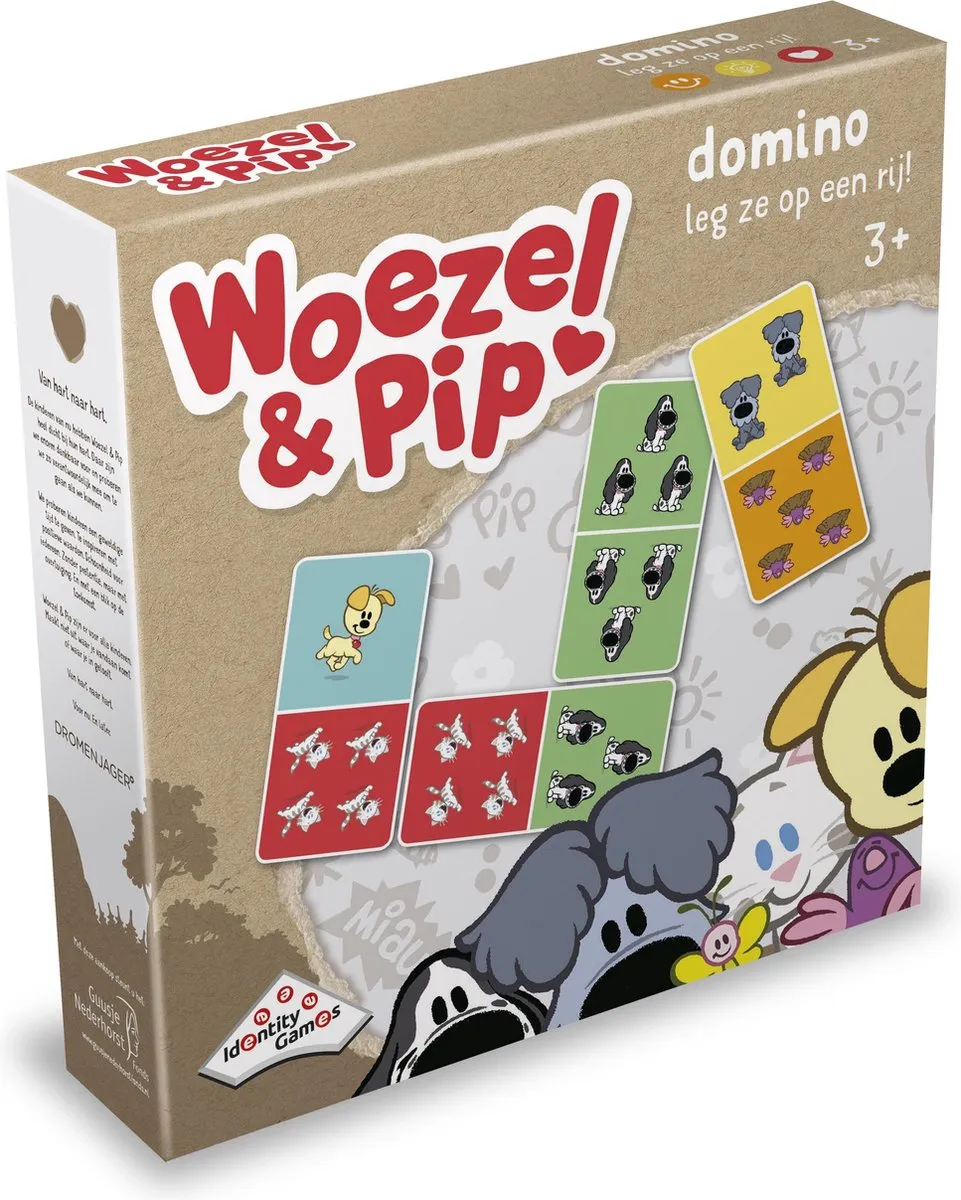 Woezel en Pip Domino - Kaartspel speelgoed