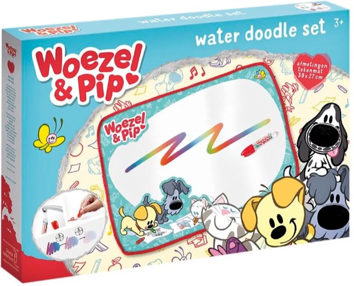 Woezel en Pip Speelgoed | Water Doodle set | Kleuren zonder inkt | Vanaf 3 jaar speelgoed