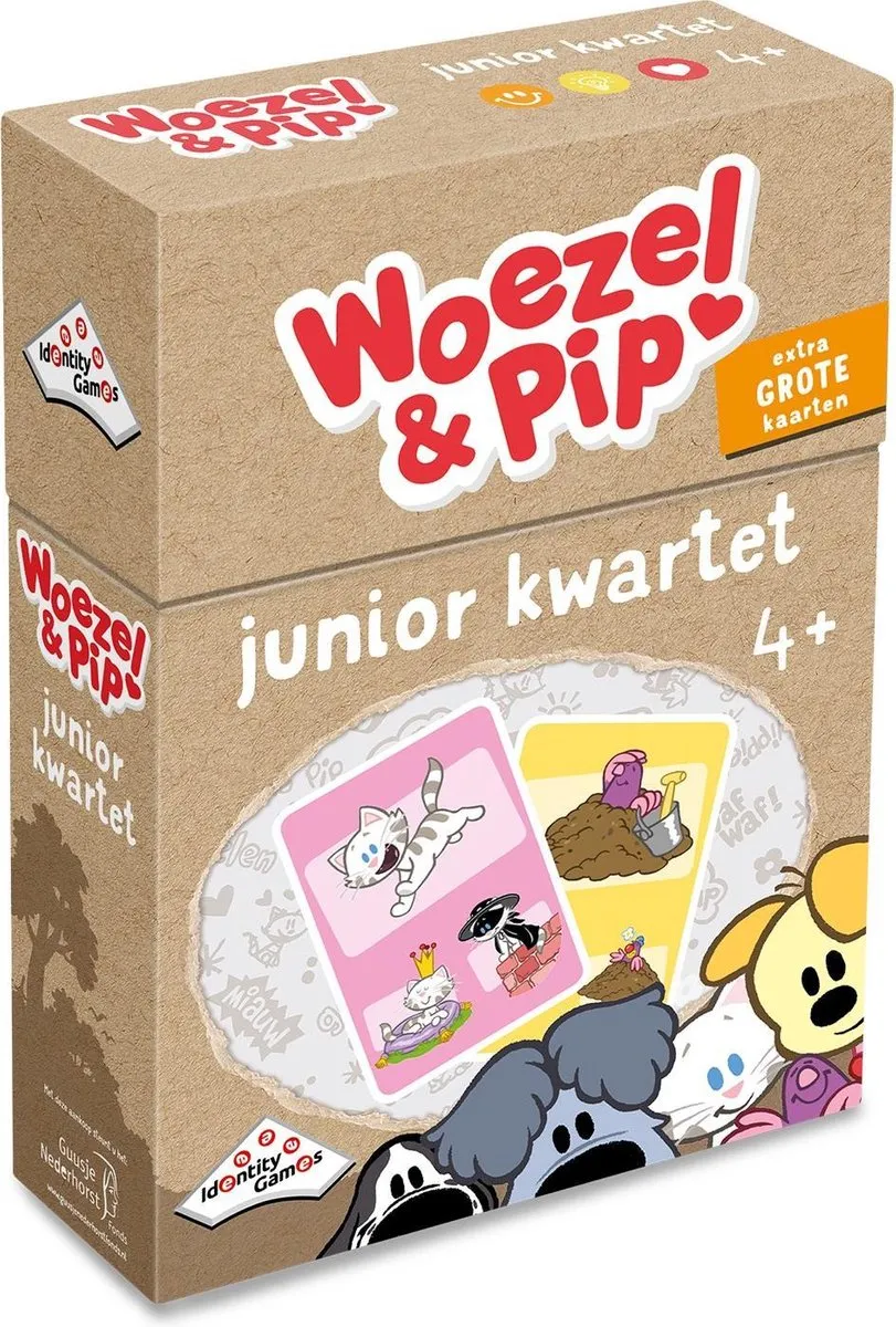 Woezel & Pip Junior Kwartet speelgoed